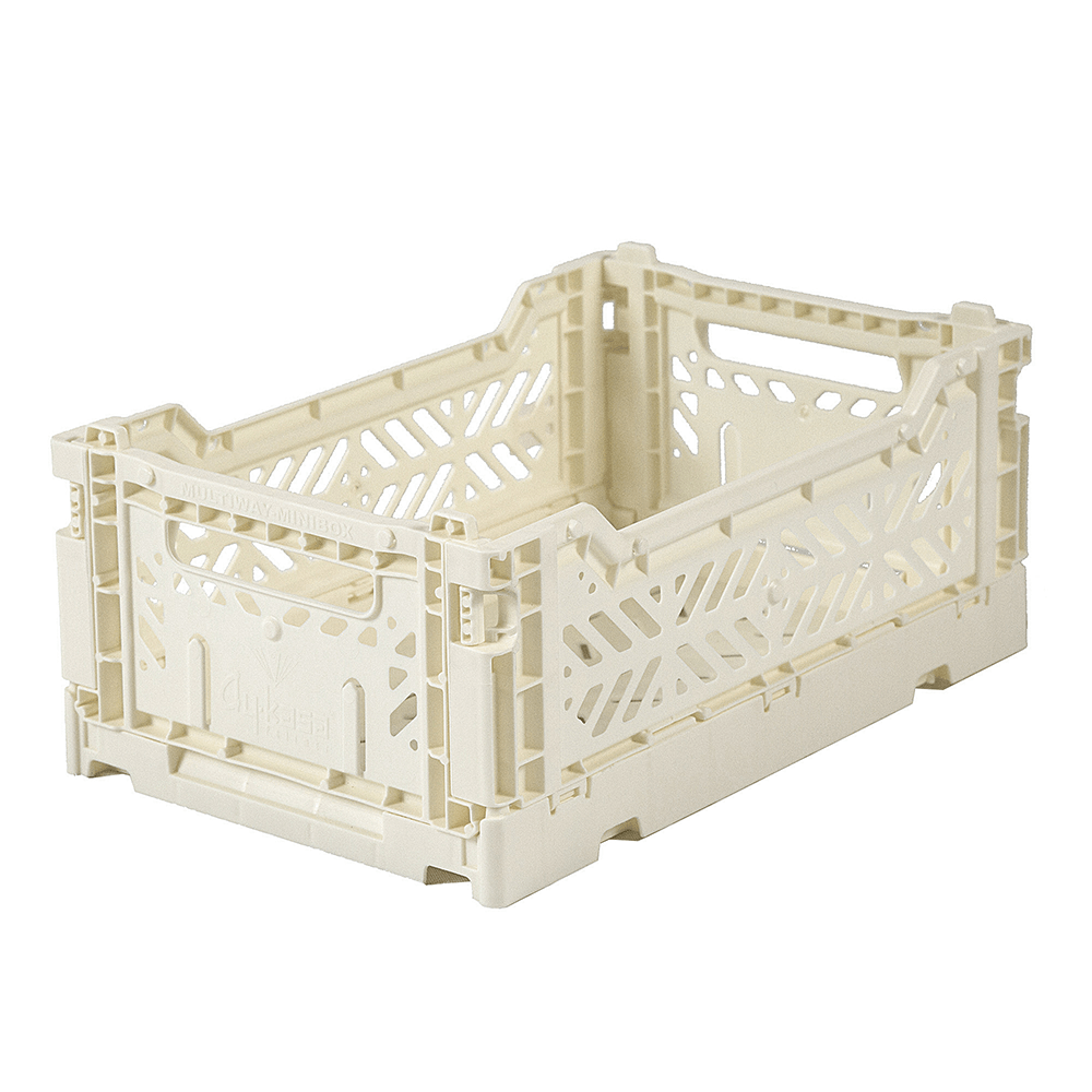 Folding Crate, Cream - 2 Size Options, Shopsweetluluss