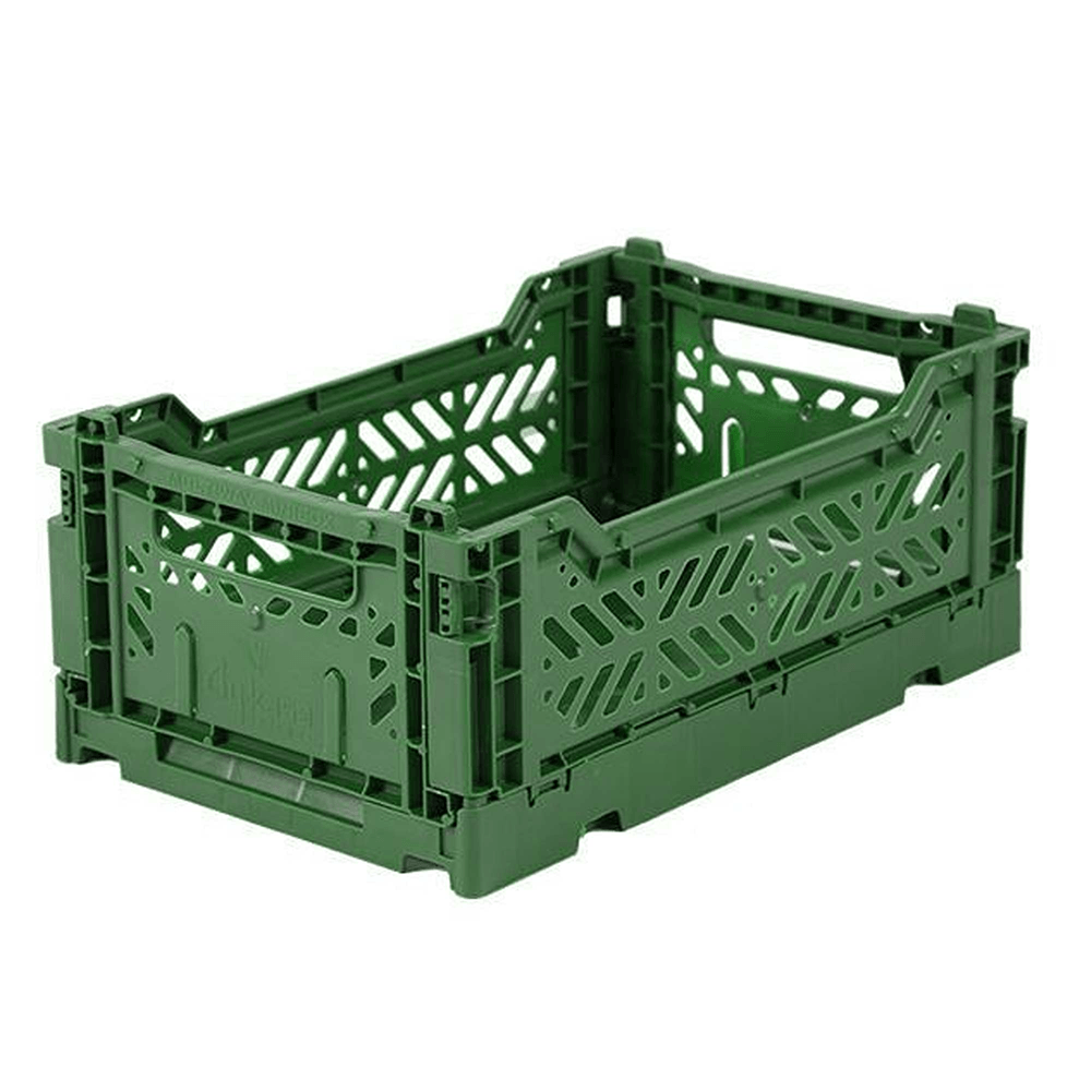 Folding Crate, Dark Green - 2 Size Options, Shopsweetluluss
