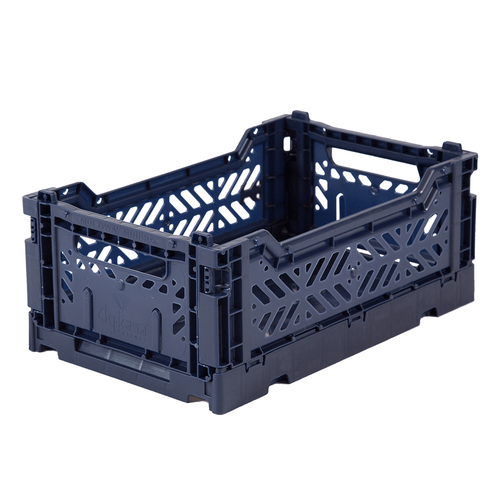 Folding Crate, Navy - 2 Size Options, Shopsweetluluss