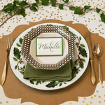 Frame Place Cards - Dark Green, Shopsweetluluss