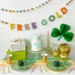 Rainbow Pom Pom Wool Felt Garland, Shopsweetluluss