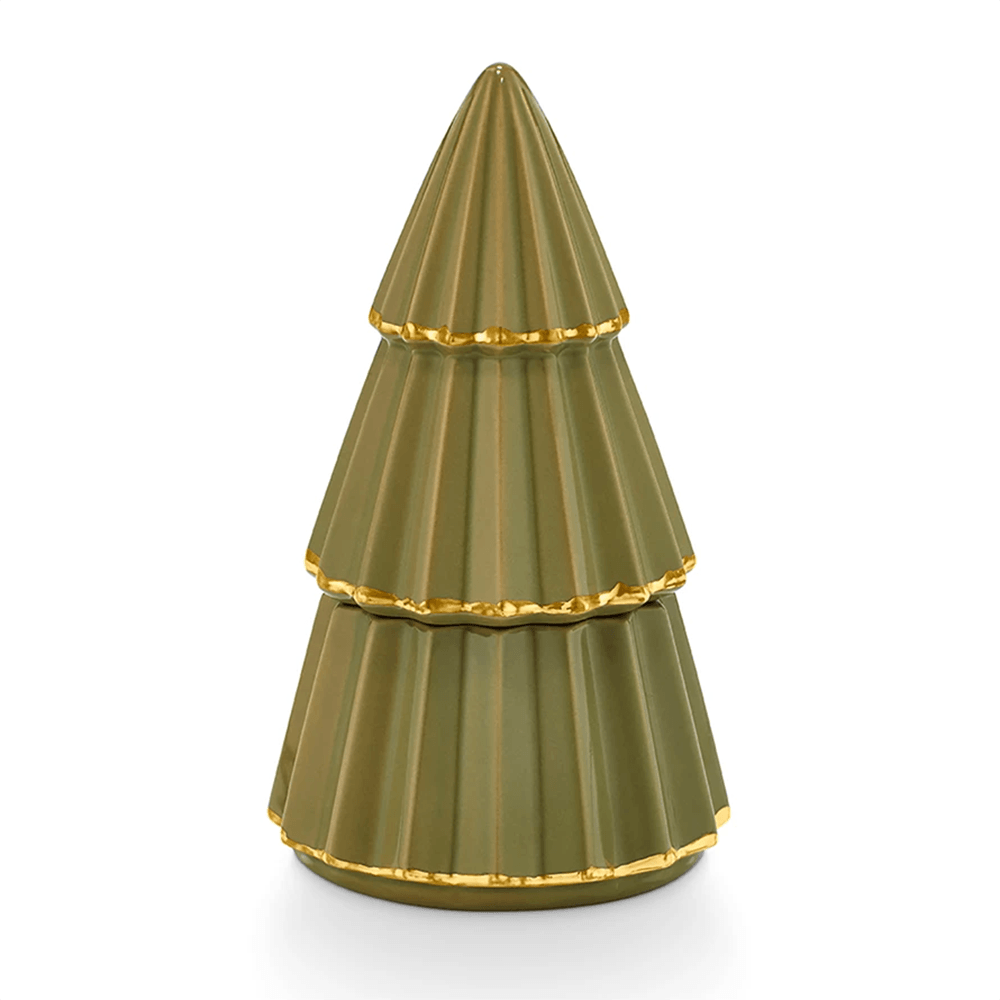 Fresh Balsam Gilded Tree Ceramic Candle, Shopsweetluluss