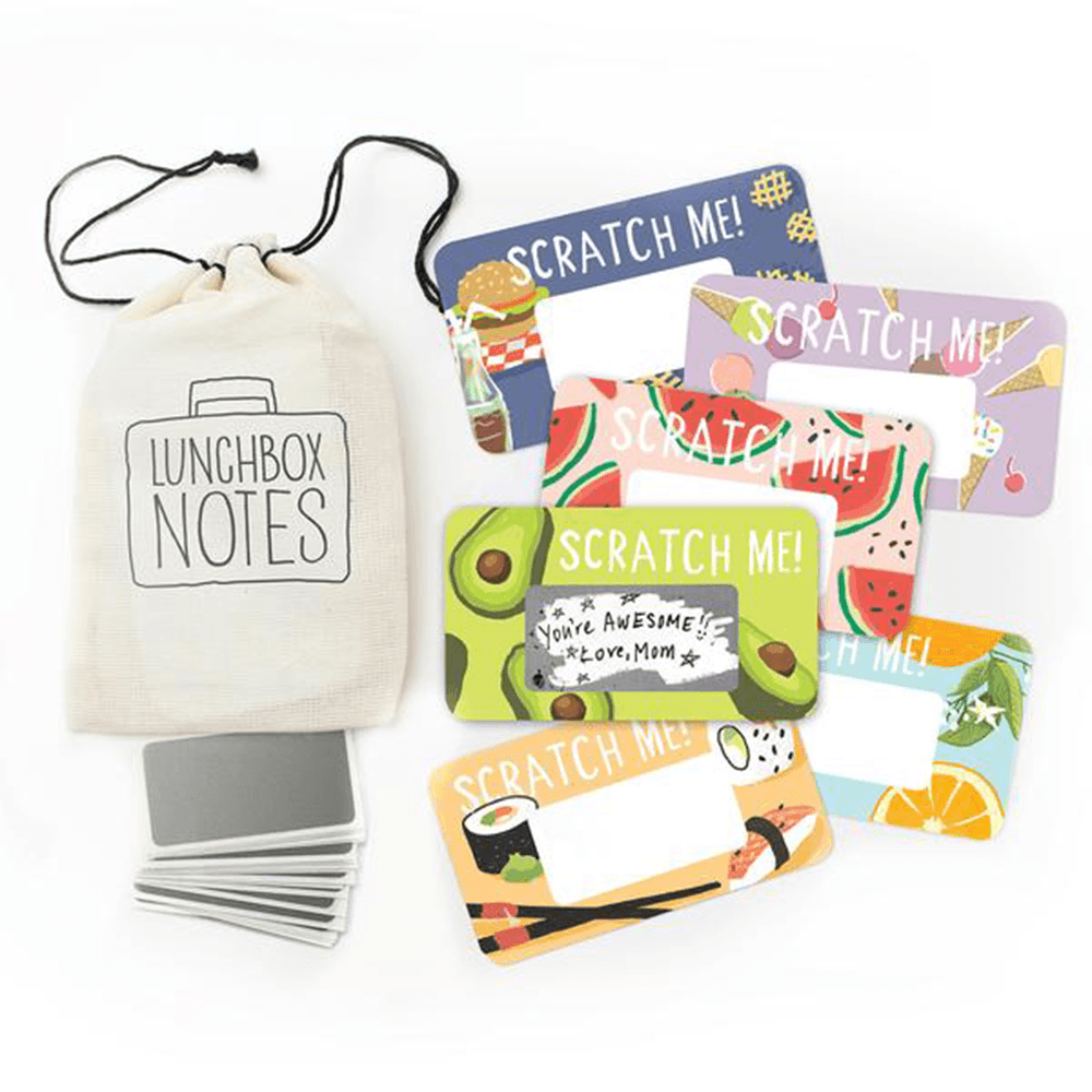 Fun Food Scratch-off Lunchbox Notes, Shopsweetluluss
