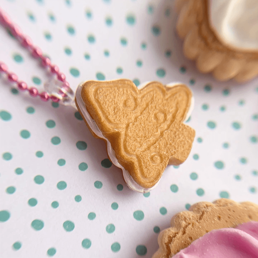 Gacha Holiday Cookie Necklace, Shopsweetluluss