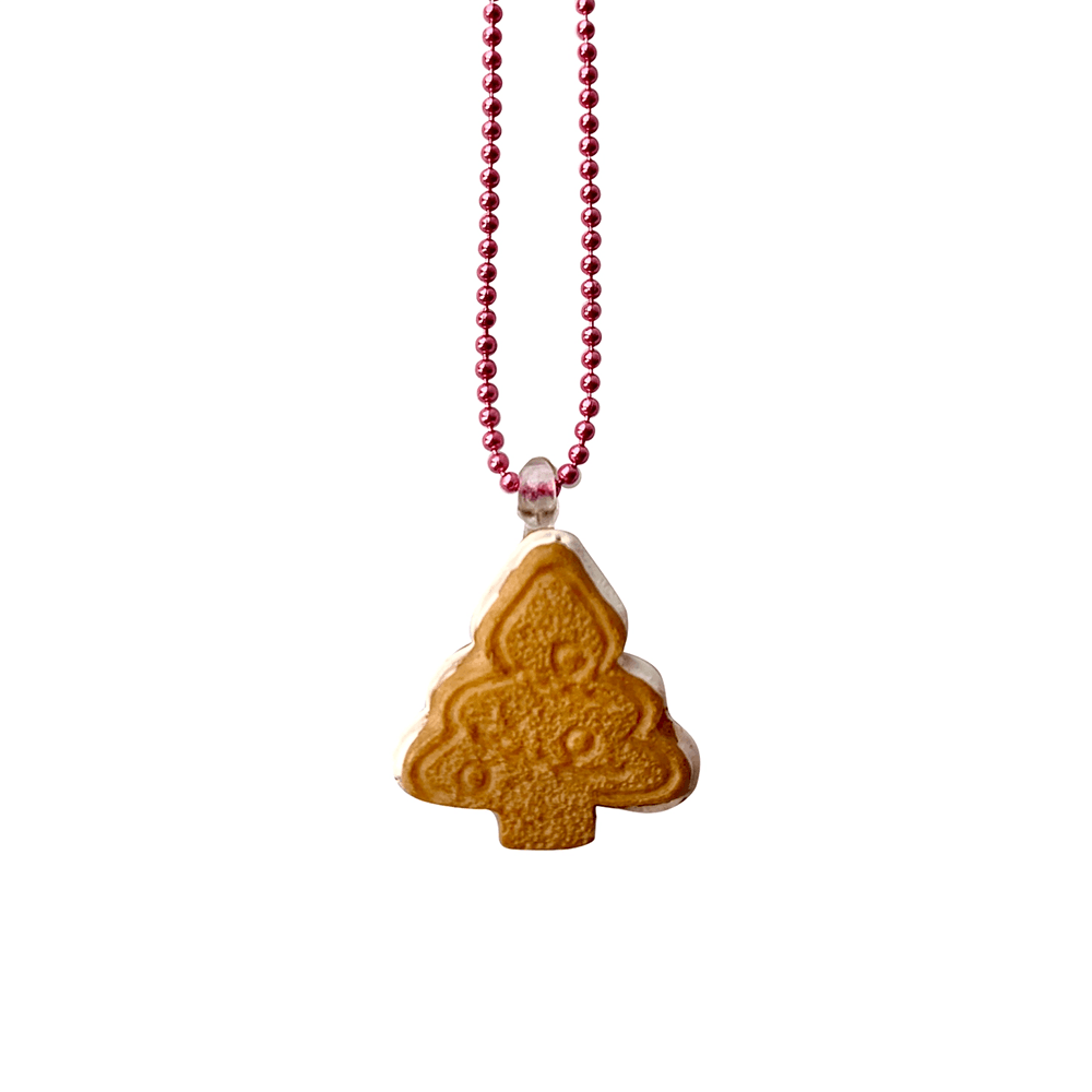 Gacha Holiday Cookie Necklace, Shopsweetluluss