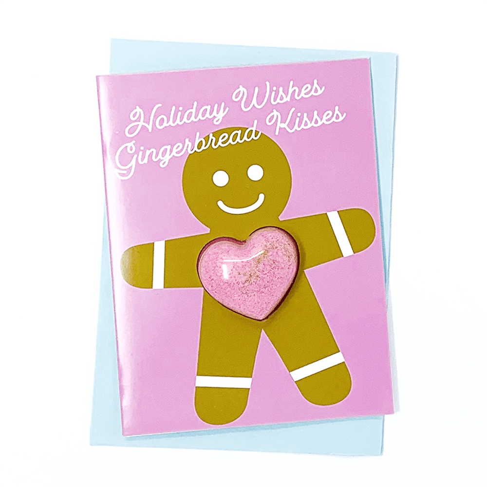 Gingerbread Bath Bomb Card, Shopsweetluluss