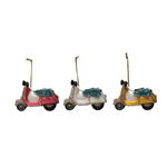 Glass Holiday Scooter Ornament - 3 Color Options, Shopsweetluluss