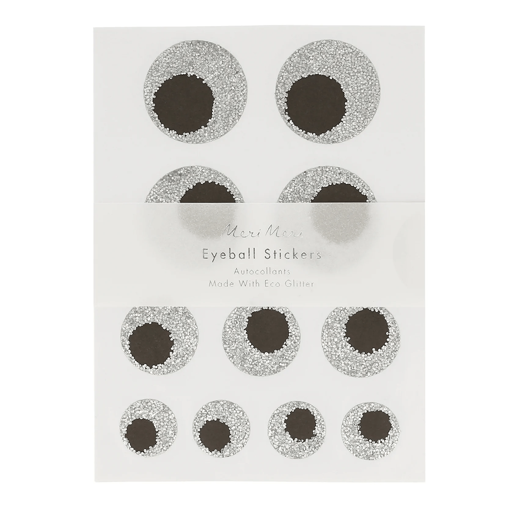 Eco Glitter Eyeball Stickers, Shopsweetluluss