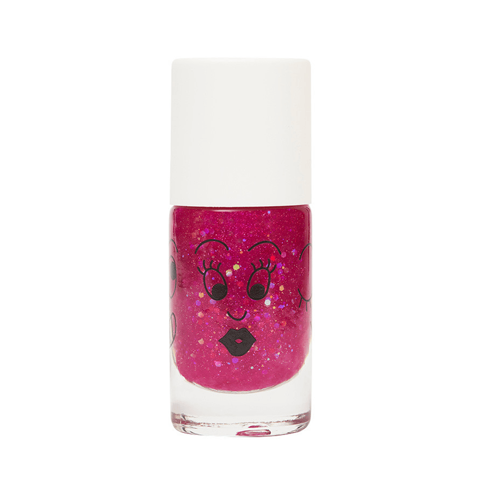 Glitter Water-based Nail Polish - Sheepy Raspberry, Shopsweetluluss