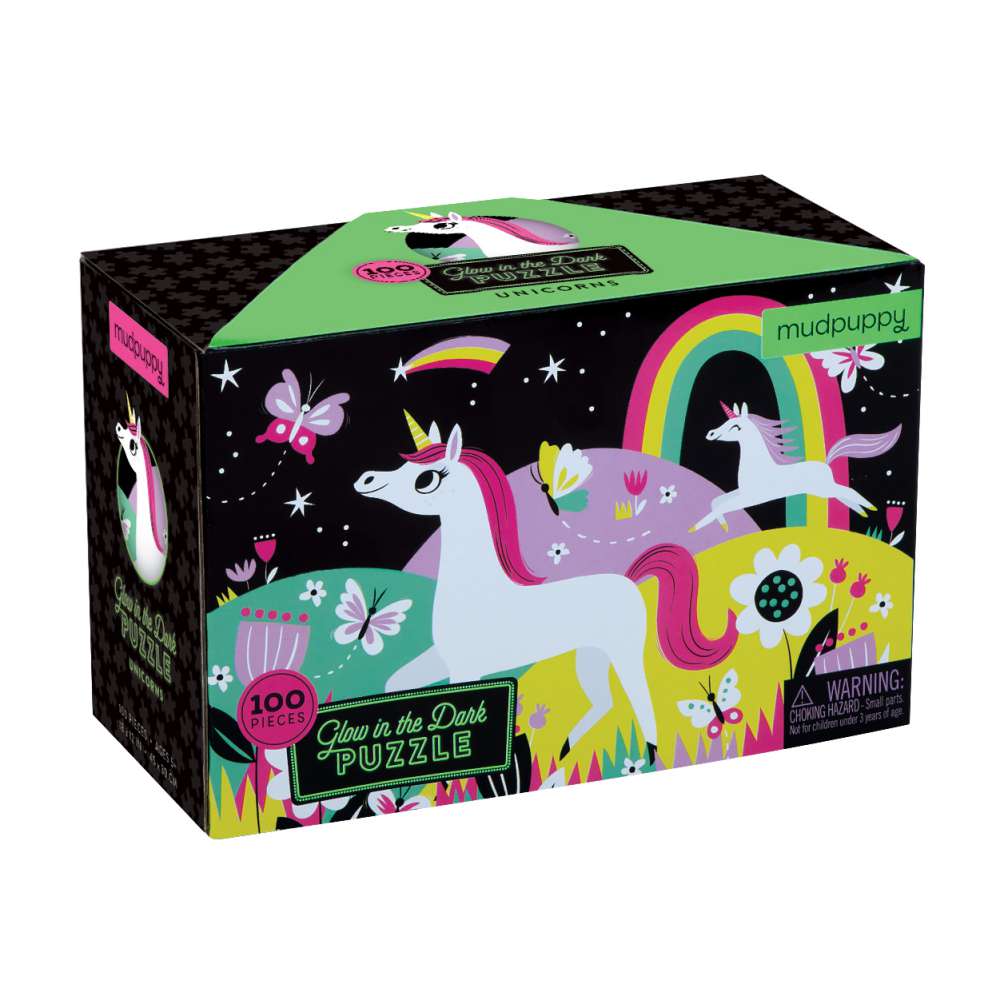 Glow-in-the-Dark Puzzle - Unicorns, Shopsweetluluss