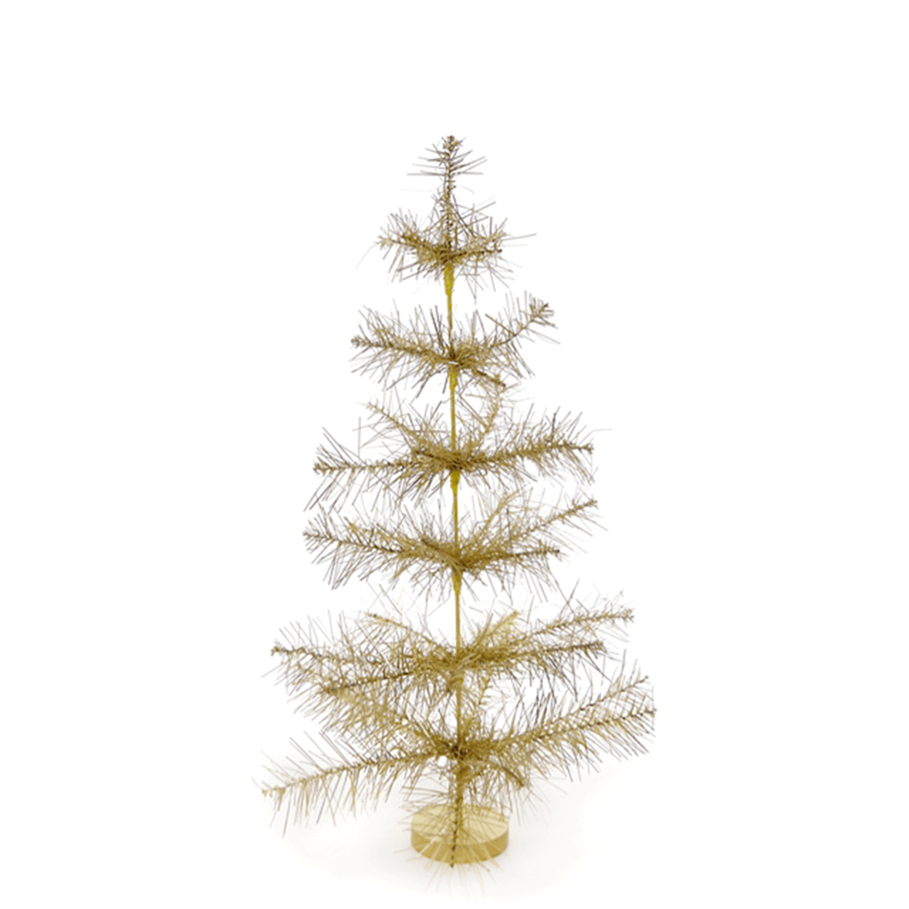 Gold Shaggy Mylar Tree - 2 Sizes-Medium, Shopsweetluluss