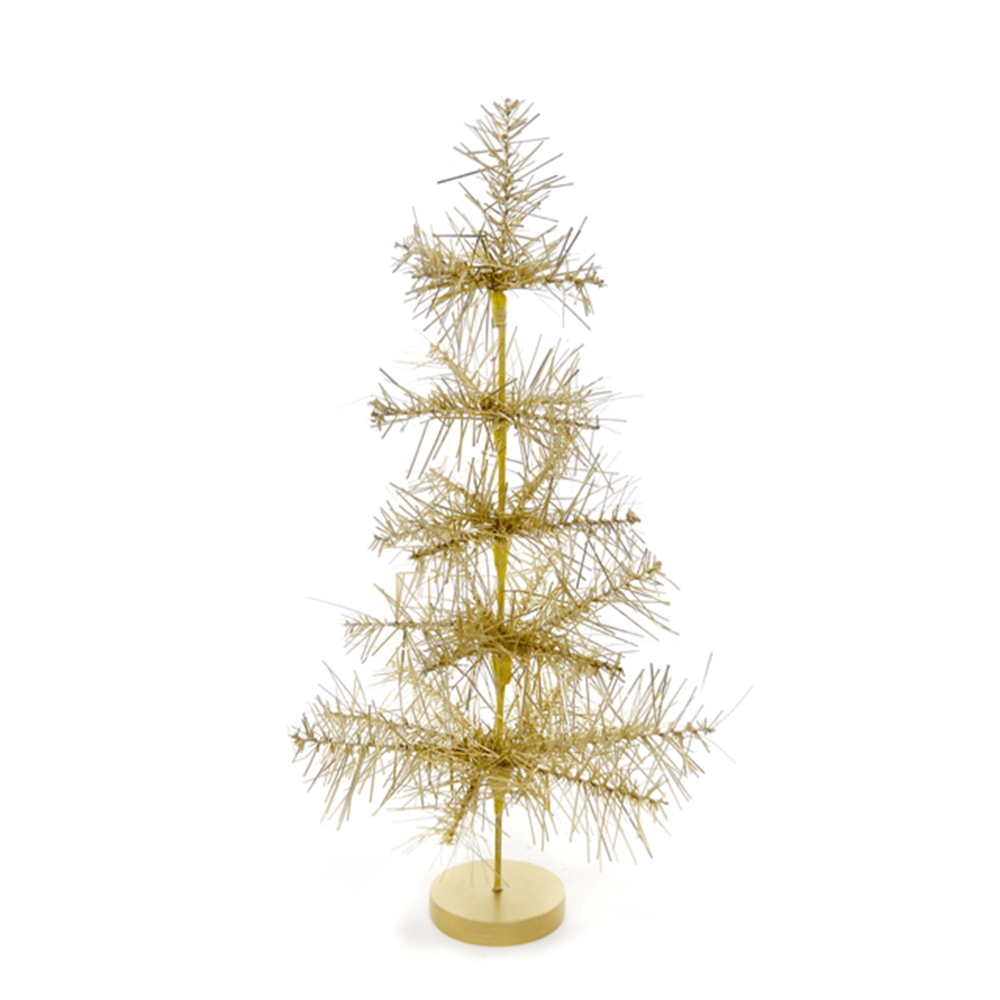 Gold Shaggy Mylar Tree - 2 Sizes-Small, Shopsweetluluss