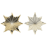 Gold Stripe Star Plates, Shopsweetluluss