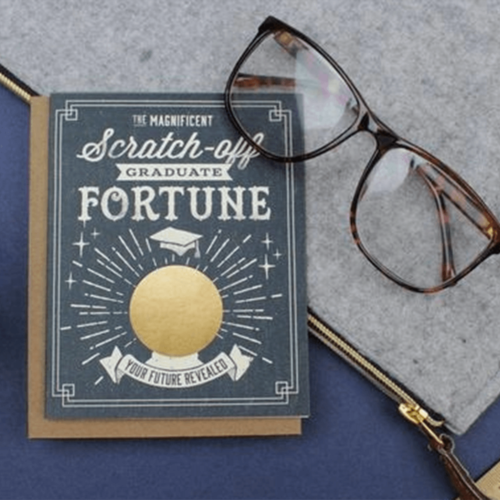 Graduation Fortune Scratch-off Card, Shopsweetluluss