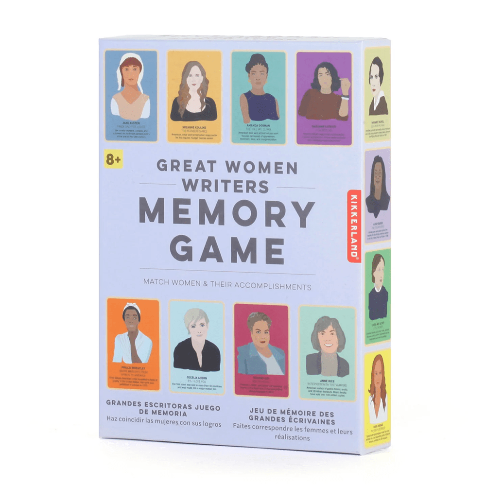Great Women Writers Memory Game, Shopsweetluluss