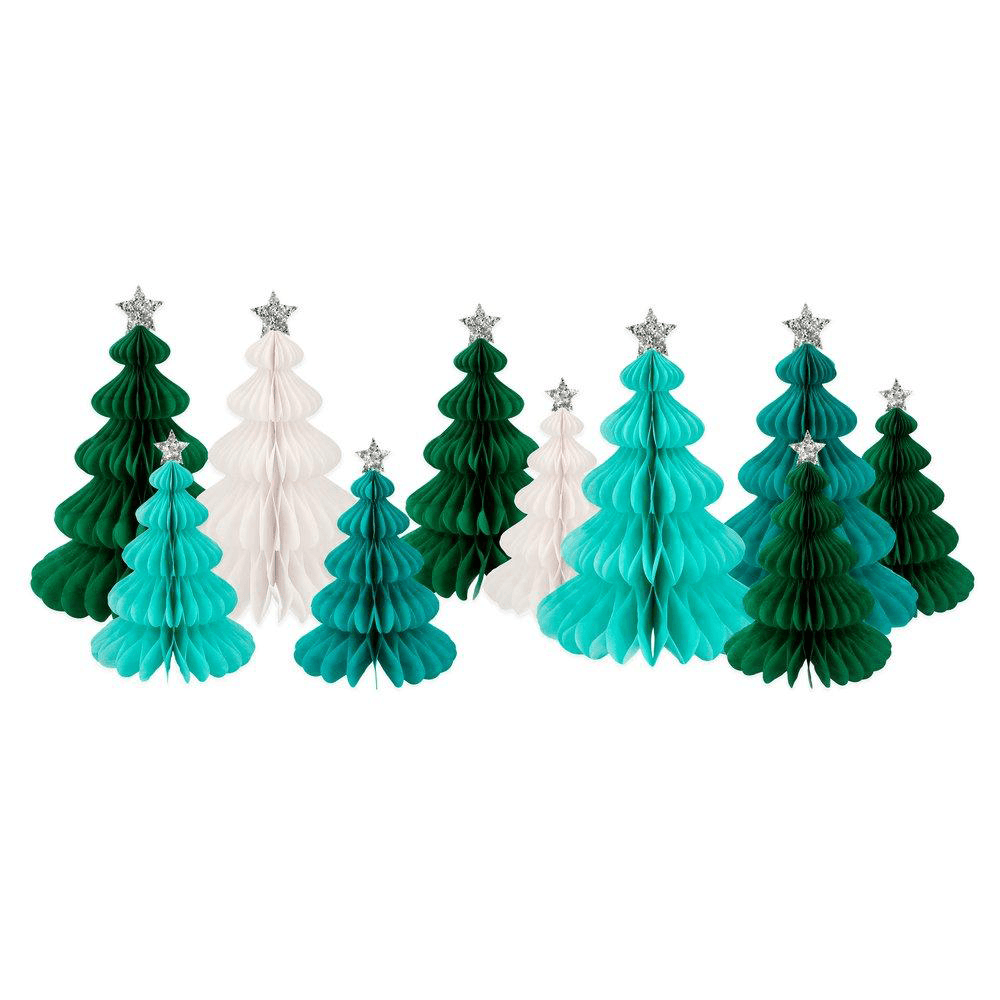 Green Honeycomb Tree Set, Shopsweetluluss