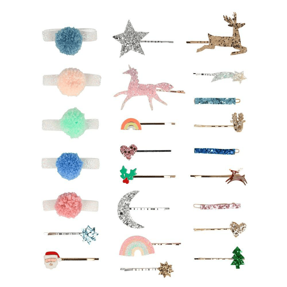 Hair Accessories Advent Calendar Suitcase, Shopsweetluluss