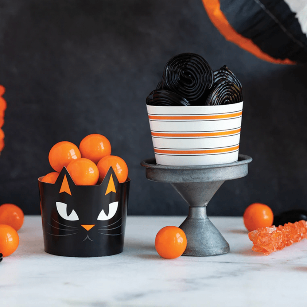 Halloween Cat Baking Cups, Shopsweetluluss