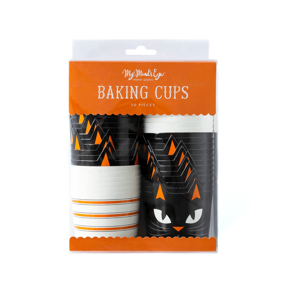 Halloween Cat Baking Cups, Shopsweetluluss