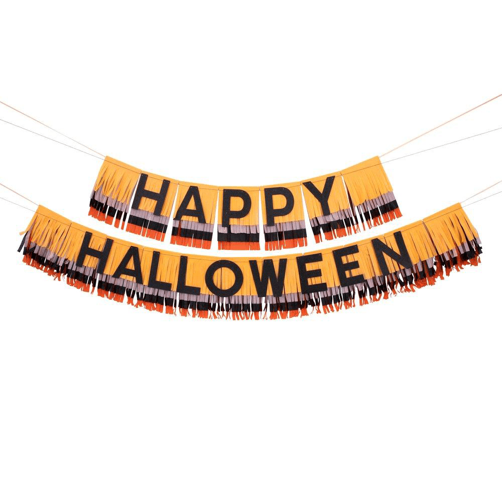 Halloween Fringe Garland, Shopsweetluluss