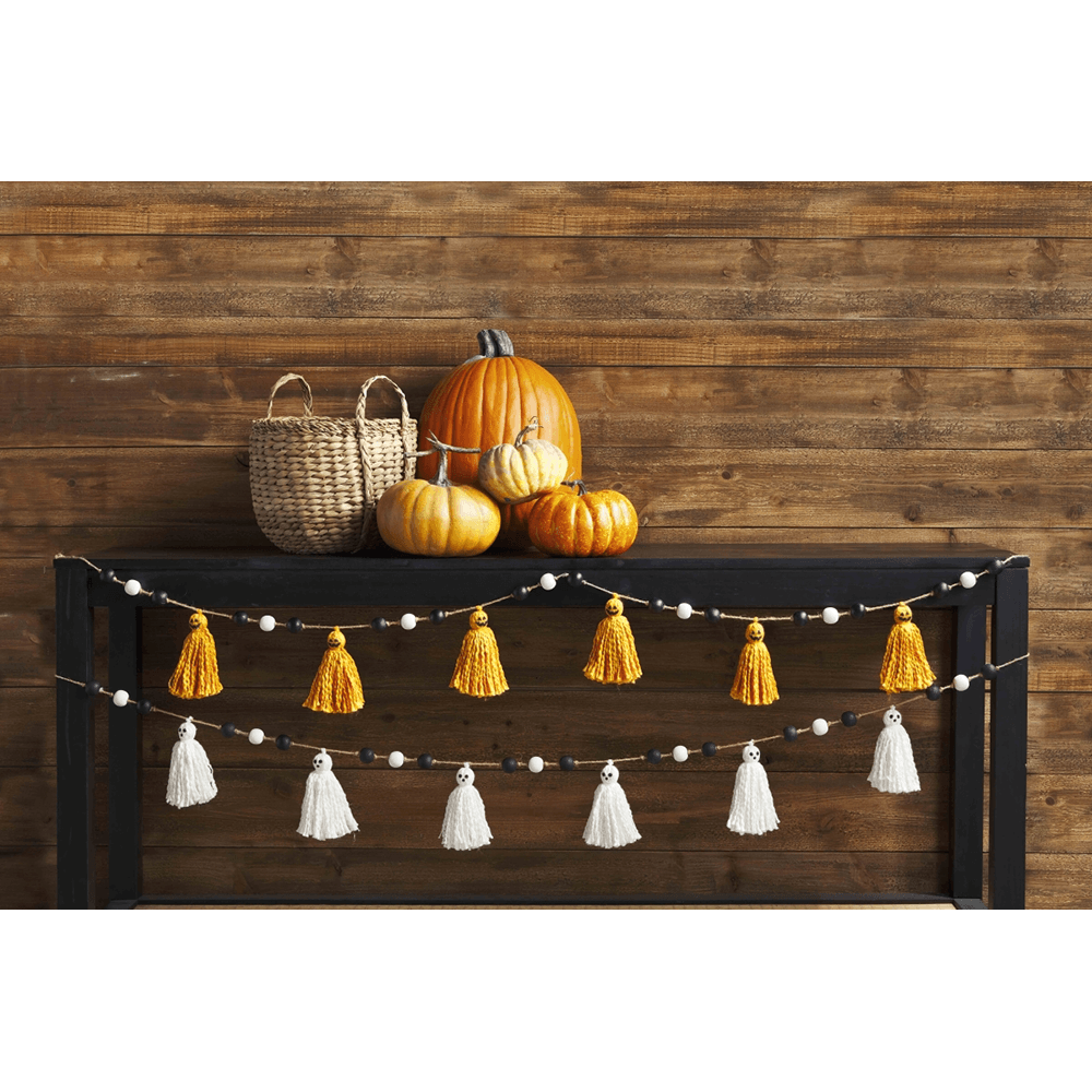 Halloween Tassel Garlands - 2 Style Options, Shopsweetluluss