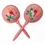 Hand Painted Maracas - Coral, Shopsweetluluss