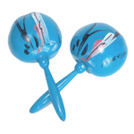 Hand Painted Maracas - Light Blue, Shopsweetluluss