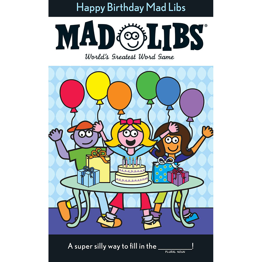 Happy Birthday Mad Libs, Shopsweetluluss