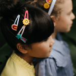 Happy Day Hair Clips - Set of 3, Shopsweetluluss