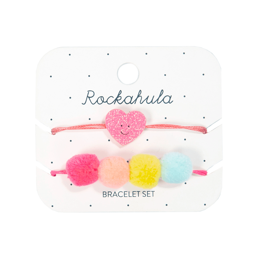 Happy Heart Bracelet Set, Shopsweetluluss