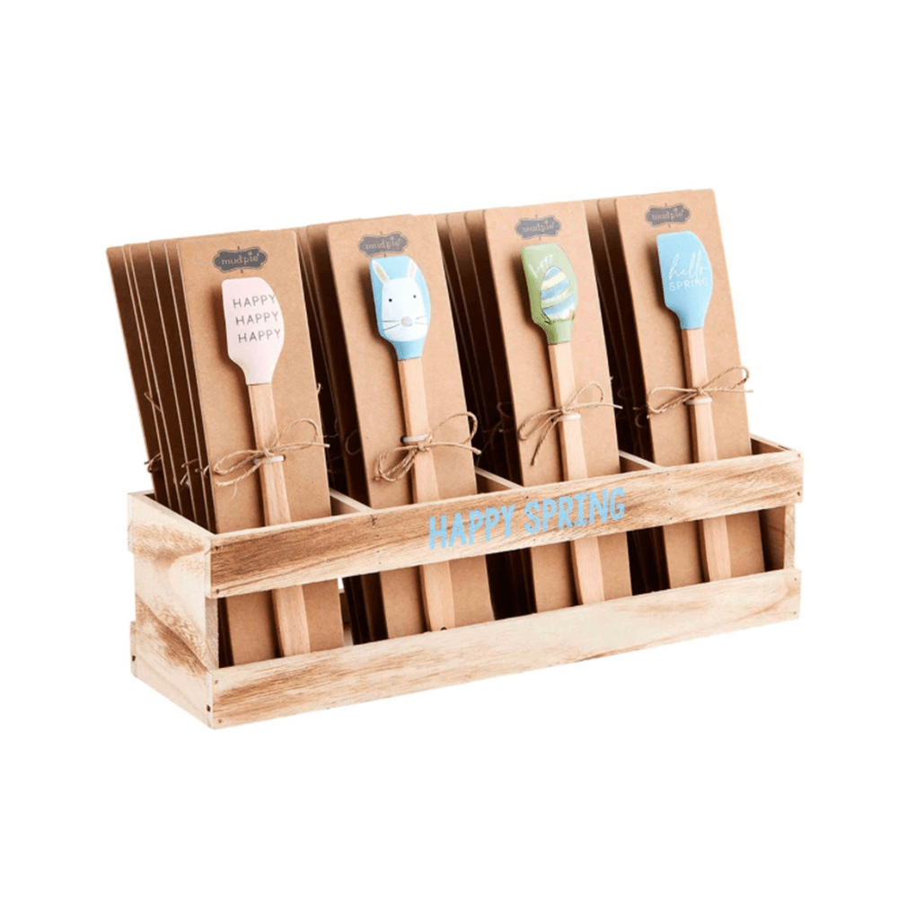 Happy Spring Mini Spatulas - 4 Style Options, Shopsweetluluss