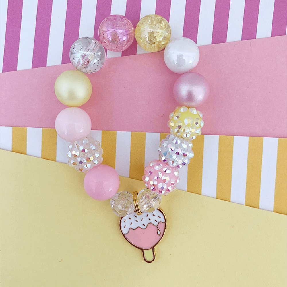 Heart Lollipop Charm Bracelet - 3 Size Options, Shopsweetluluss