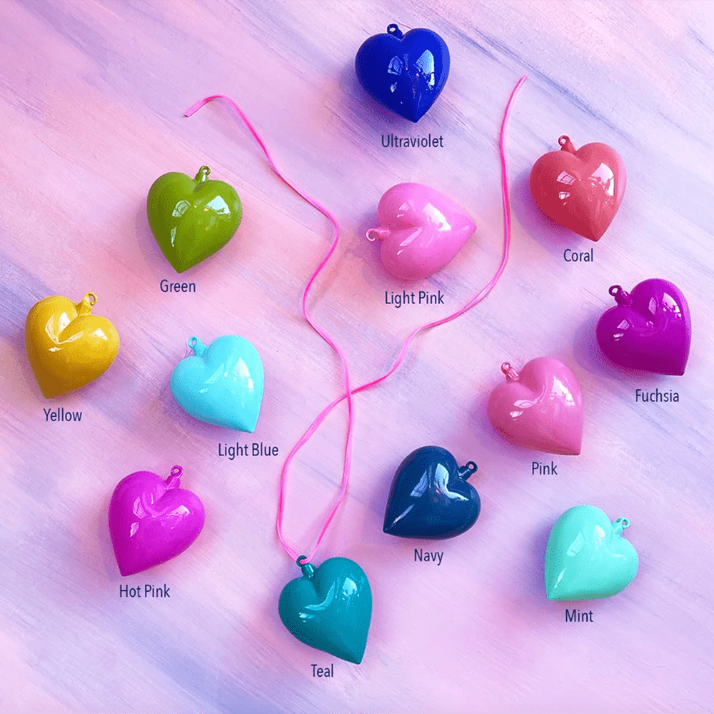 Heart Ornament, Large - 12 Color Options, Shopsweetluluss