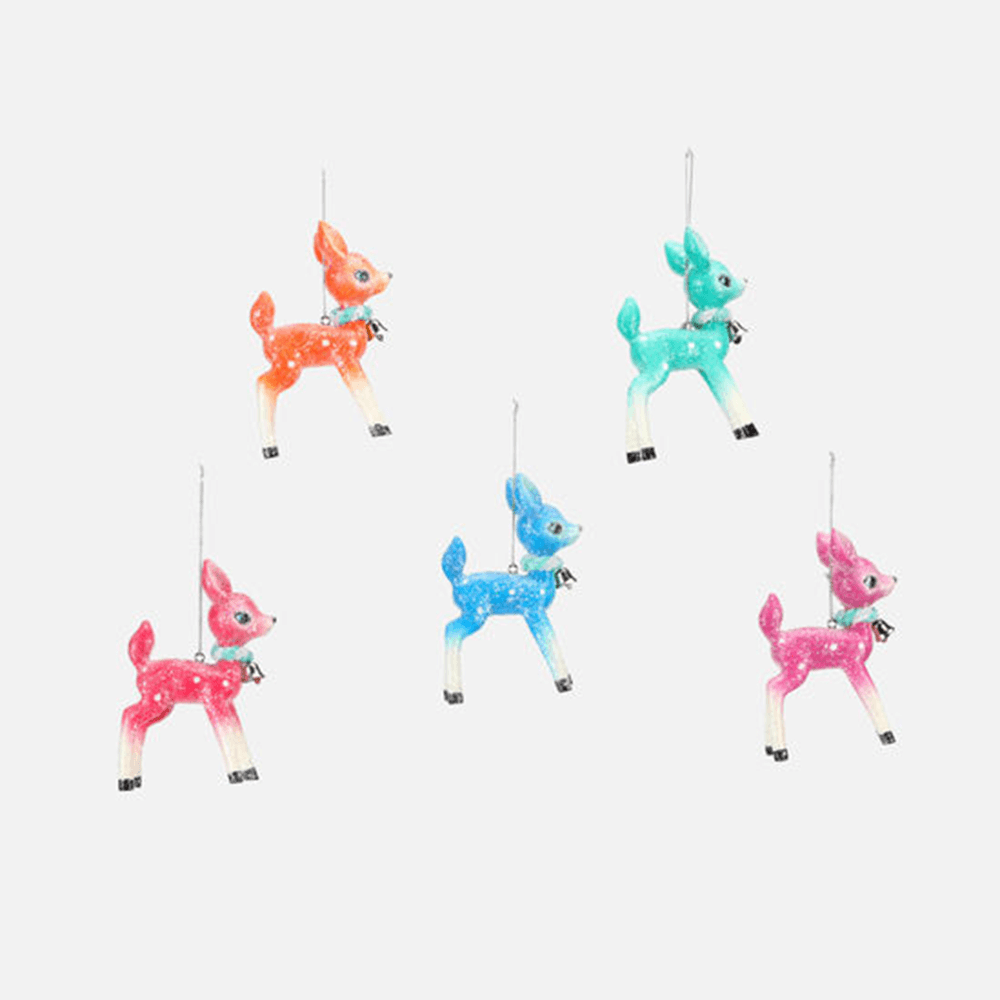 Holiday Deer Ornament - 5 Color Options, Shopsweetluluss