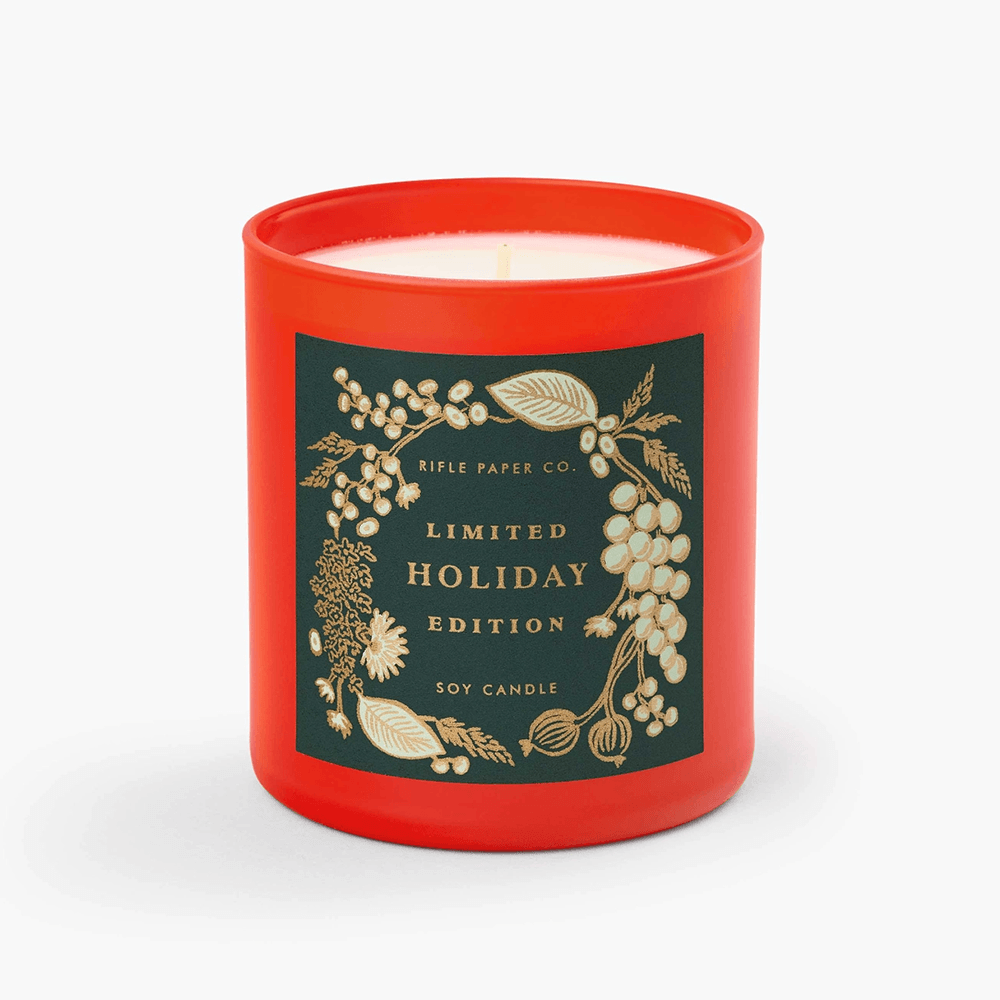 Holiday Glass Candle, Shopsweetluluss