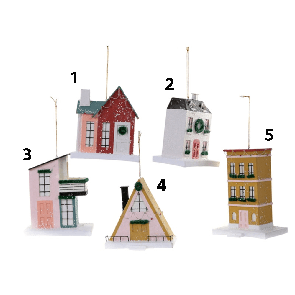 Holiday Home Ornament - 5 Color Options, Shopsweetluluss