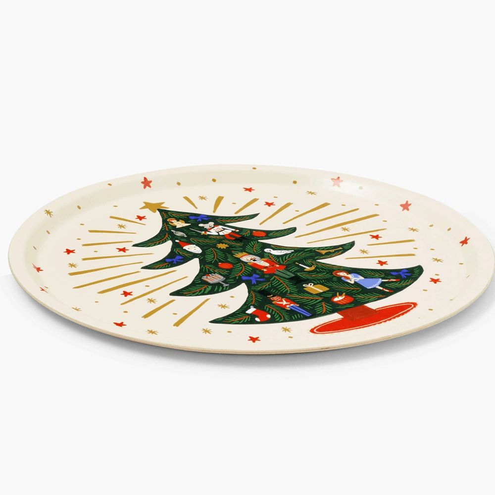Holiday Tree Round Serving Tray, Shopsweetluluss
