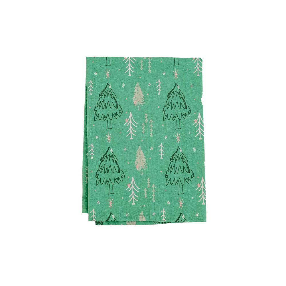Holiday Trees Flour Sack Towel, Shopsweetluluss