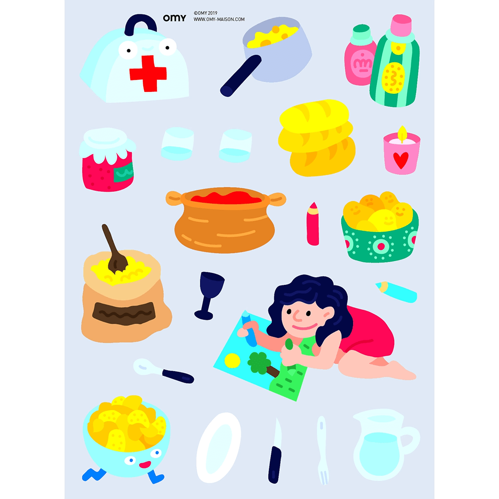 Home Decor Pocket Stickers, Shopsweetluluss