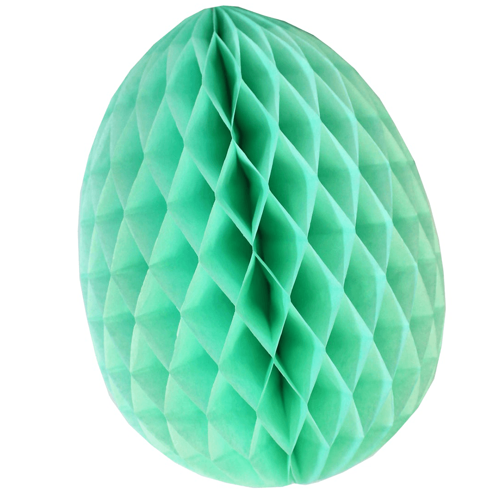 Honeycomb Easter Egg, Mint - 9", Shopsweetluluss