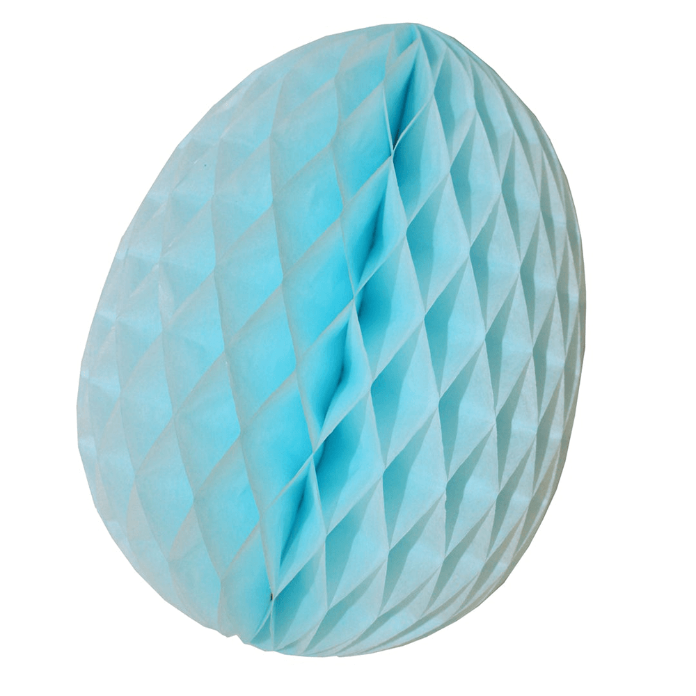 Honeycomb Easter Egg, Light Blue - 2 Size Options, Shopsweetluluss