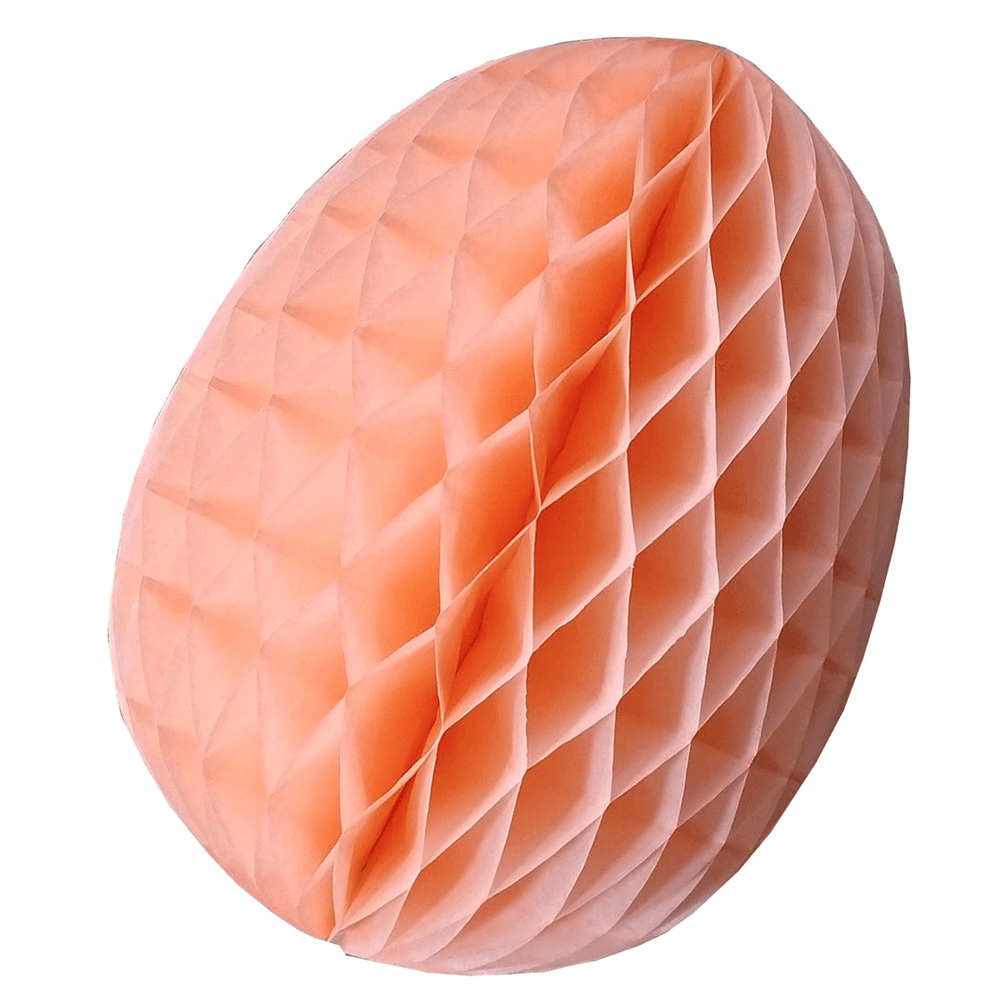 Honeycomb Easter Egg, Peach - 2 Size Options, Shopsweetluluss