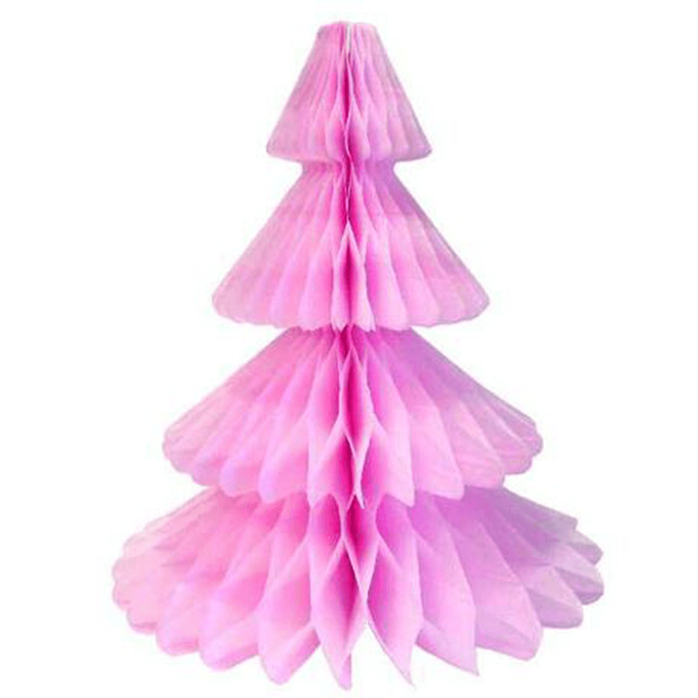 Honeycomb Tissue Paper Tree, Dusty Rose, 2 Size Options, Shopsweetluluss