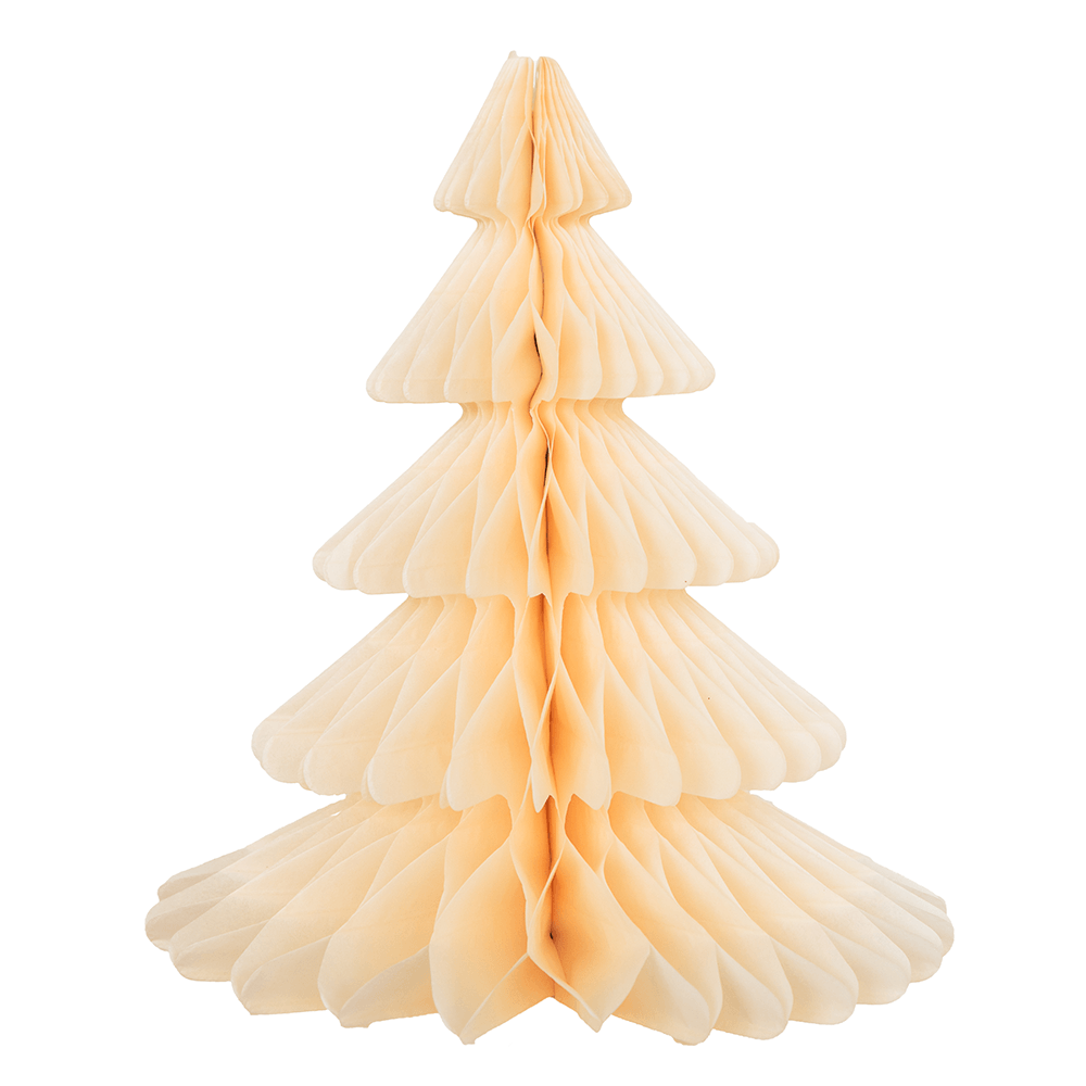 Honeycomb Tissue Paper Tree, Ivory - 2 Size Options, Shopsweetluluss