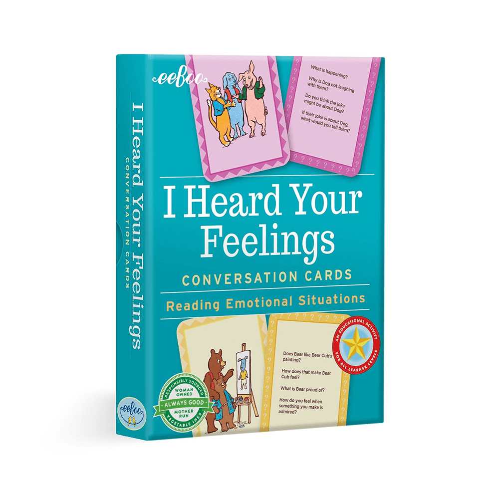 I Heard Your Feelings Conversation Cards, Shopsweetluluss