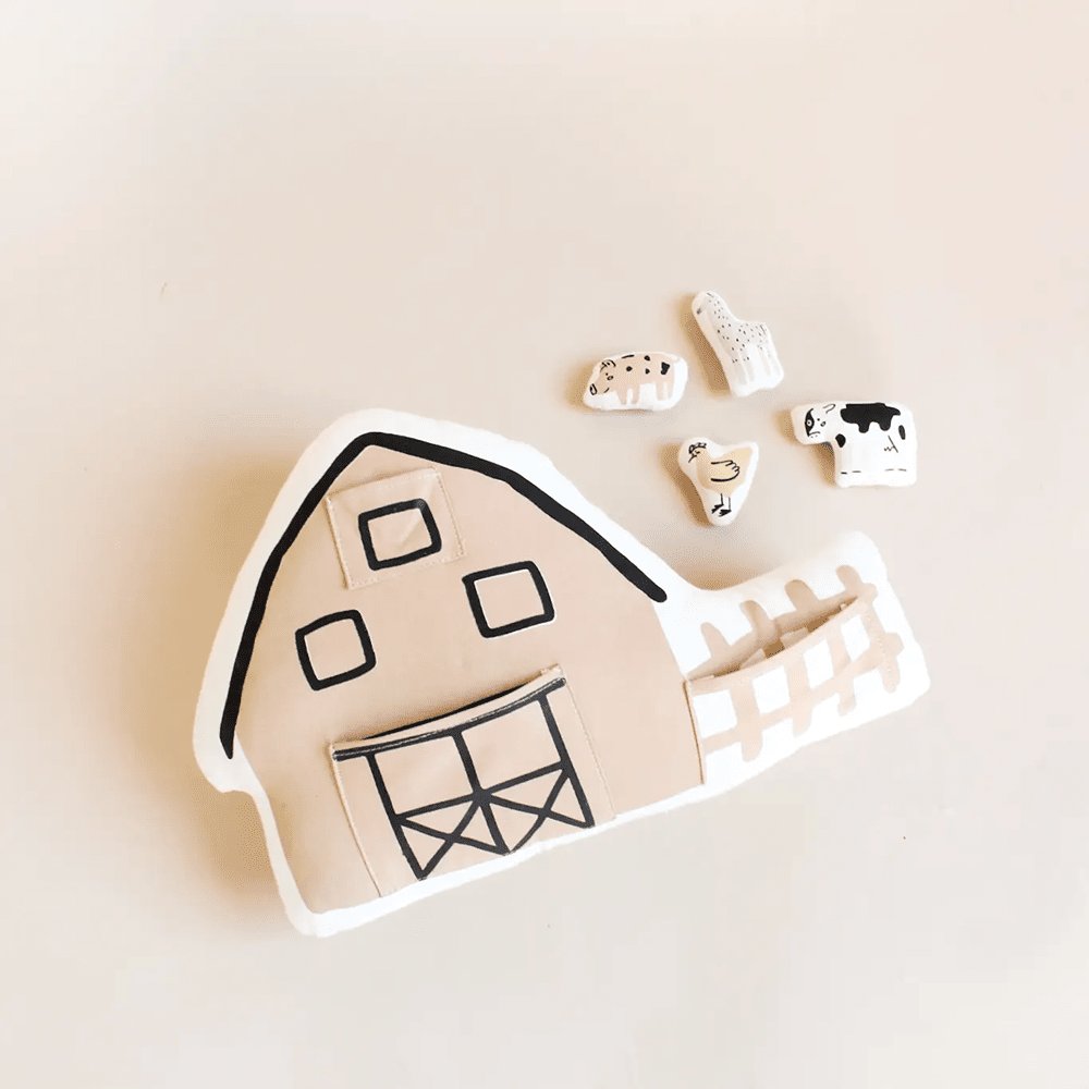 Interactive Play Farmhouse Pillow, Shopsweetluluss