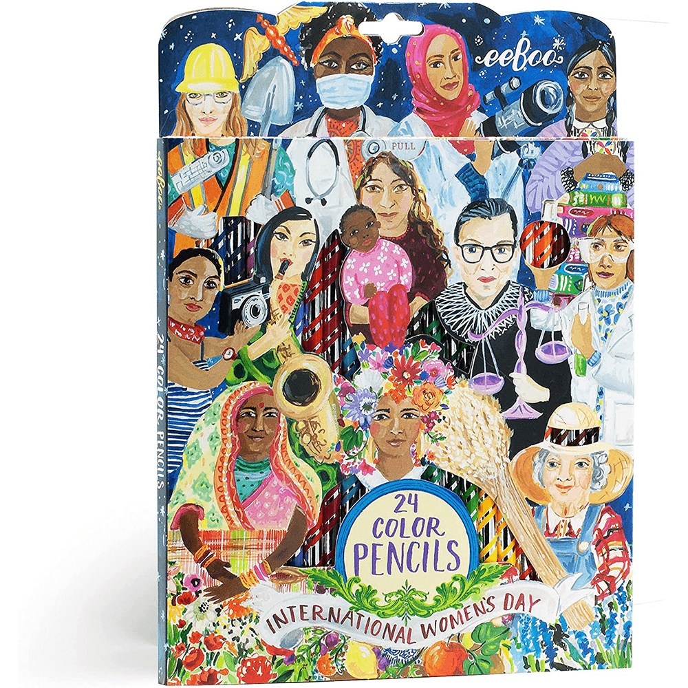 International Women's Day Colored Pencils, Shopsweetluluss