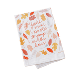 Jump in the Leaves Flour Sack Towel, Shopsweetluluss