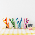 Kids Personal Drinking Glass - Letters A-Z, Shopsweetluluss