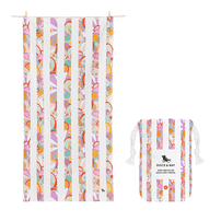 Kids Quick Dry Beach Towel, Pink Power - 2 Size Options, Shopsweetluluss
